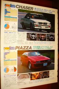 * Isuzu Piazza ( Piazza )35 ISUZU PIAZZA* that time thing * valuable chronicle .*No.2770* inspection : catalog poster used old car parts JR120/130 type *