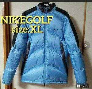  NIKEGOLF　メンズ　ダウンジャケット　肉厚　2way　ナイキゴルフ　XL