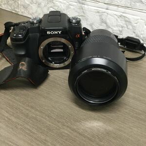 SONY/ソニーデジタル 一眼レフ α100 DSLR-A100 レンズ MINOLTA AF 75-300 