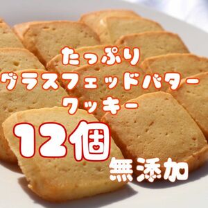 グラスフェッドバタークッキー★無添加・白砂糖不使用・海の精で作った手作りクッキー★有機紅茶付き★お歳暮プレゼントにどうぞ！