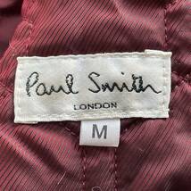 Paul Smith ポールスミス M 本革 羊革 シープスキン レザージャケット ブルゾン ライダース 革ジャン ベージュ キルティング キュプラ _画像7