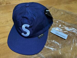 Supreme コーデュラ S logo 6-panel cap キャップ ネイビー シュプリーム sロゴ　エスロゴ 新品未使用