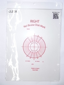 送料込み!!超大人気!!正規新品未使用品 24 RICE28 No! Bruise Disk Mark Sheet CLEAR / デッキ保護シート / #9