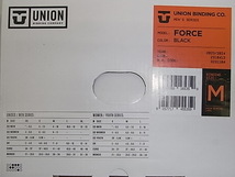 緊急処分超特価送料込み!!正規新品未使用 24 UNION FORCE BINDING/M/BLACK/ ユニオン フォース バインディング /M/ブラック_画像10