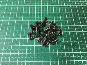 【新品】ICソケット DIP 8pin 丸ピンコンタクト部金メッキ加工 20個 _ICソケットDIP丸ピンDIP8pinx20_【追跡有り】