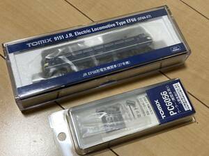 TOMIX　9151　JR EF66形電気機関車（27号機）　+　PC6056　クーラー（機関車用1）未使用品　1セット ③　ニーナ　EF66-27