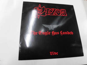 輸入盤LP SAXON LIVE/THE EAGLE HAS LANDED