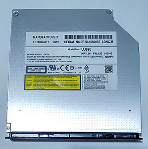 Panasonic製 DVD Multiドライブ UJ890 SATA 12.7mm厚 スリム型