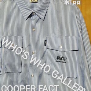 新品 フーズフーギャラリー Fサイズ COOPER FACT ビックシャツ