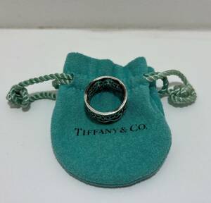 【20029】TIFFANY＆Co ティファニー AG925 リング 3.3ｇ ブランド アクセサリー ジュエリー 