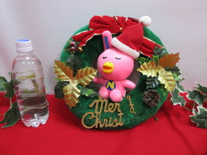 [OH7040/8] Christmas supplies Christmas wreath NOVA rabbit Φ29cm Kawai i!