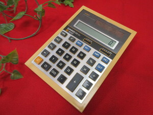 [GY5025/6]CASIO/ Casio solar calculator DS-2B 19.5×14.3cm operation goods!