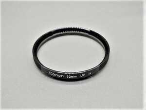 #1127fh ★★ 【送料無料】Canon uv 1x 52mm ★★