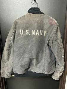 Special 40s US NAVY USN デッキフックジャケット デッキジャケット NAVY ミリタリー 