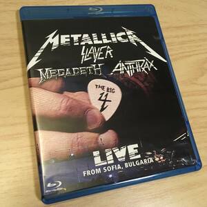 Metallica（メタリカ）Slayer（スレイヤー）Megadeth（メガデス）Anthrax（アンスラックス）The Big 4 Live from Sofia Bulgaria BD2枚組