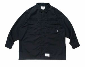 Wtaps Huey / LS / Ctpl. Weather Blackダブルタップス ヒューイ / LS / Ctpl. ウェザー 222BRDT-SHM03 ブラック