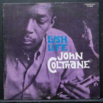 【米MONO盤】JOHN COLTRANE 紺ラベル LUSH LIFE ジョンコルトレーン PRESTIGE 名盤 DONALD BYRD / RED GARLAND_画像1