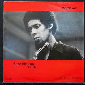 【オリジナル】RENE McLEAN DENMARK盤 WATCH OUT ルネマクリーン STEEPLE CHASE / SPIRITUAL JAZZ / STRATA EAST / BUSTER WILLIAMS