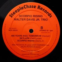 【オリジナル】WALTER DAVIS JR. TRIO 美品 DENMARK盤 SCORPIO RISING ウォルターデイヴィス STEEPLE CHASE ピアノトリオ_画像5