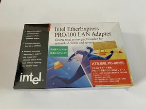 【未開封】Intel Ether Express PRO/100 LAN Adapter インテル 1995年？　パソコン部品