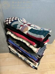 30着 レディースウールニットセーターMIX S~L Woolrich LLBean US古着 ユーロ古着 カーディガン 検品済 SRC古着卸 動画付き セット 卸売り