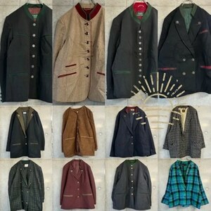 12着 レディースチロリアンJKT MIX M~XL ユーロ古着 オーストリア製 ドイツ製 検品済 SRC古着卸 セットまとめ 仕入れ 卸売り