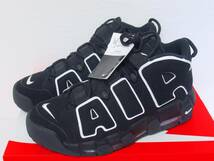 新品未使用 NIKE AIR MORE UPTEMPO ナイキ モアテン ブラック・ホワイト・ブラック BLACK/WHITE/BLACK US10 28cm 414962-002_画像3