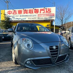 100円売り切り！アルファロメオ ミト！65,000km 埼玉発！！シルバー/オートマ/綺麗/1,400ccターボ！！