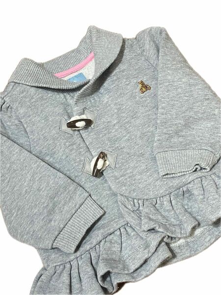 ◯ベビーギャップ　babygap 女の子 カーディガン グレー　70