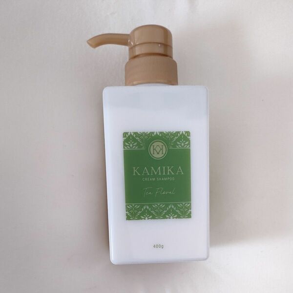 KAMIKA クリームシャンプー ティーフローラルの香り ポンプ 400g×1個