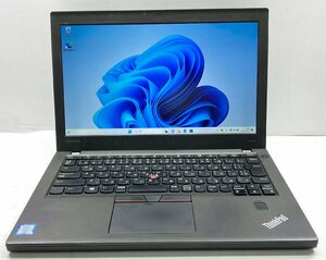 NT: 【lenovo】ThinkPad X270 Core i7-6600U 2.60GHz/メモリー16GB/SSD:256GB/無線ノートパソコン windows11