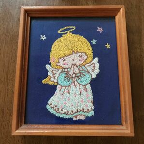 松鳩文化刺繍　星の天使　ねがい