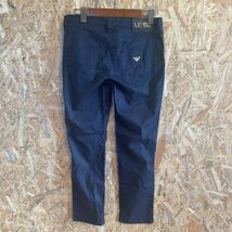 [KWT4502] ARMANI JEANS チノパンツ レディース ネイビー 26 コン_画像4