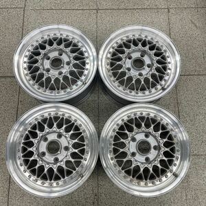 希少！BBS RS224 15インチ 6.5J ＋45 PCD114.3 5穴 ４本セット