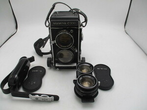 ★☆フィルムカメラ　2眼レフ　マミヤ　MAMIYA　C330　Professional　1：3.5　105㎜　1：4.5　55㎜　稼働品☆★