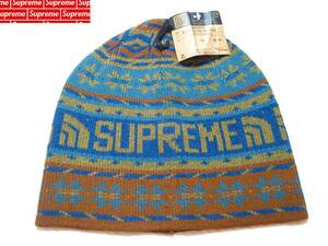 Supreme/The North Face TS Faire Isle Beanie Olive 2022FW シュプリーム/ザノースフェイス ビーニー オリーブ 新品即完売品 紙タグ付き