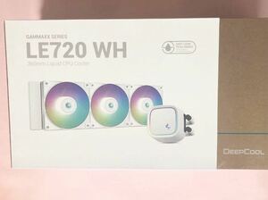 【クーポン対応/新品開封/送料無料】DEEPCOOL LE720 WH R-LE720-WHAMMN /CPUクーラー/水冷