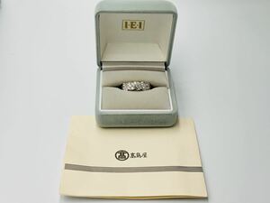 リング フルエタニティリング　ダイヤモンド シルバー ダイヤ 0.09ct キュービックジルコニア　約4.3ct シルバー925 高島屋　Takashimaya