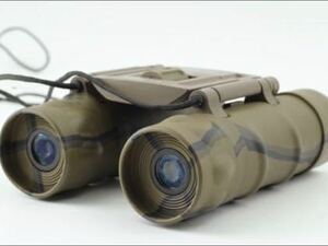 新品未使用　絶版品　イラク戦 陸自/米軍 砂漠迷彩軍用双眼鏡 昼夜兼用 12X25 米国製 16000円の品