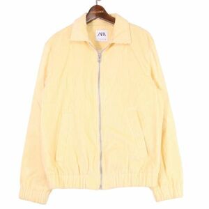 ZARA ザラ 秋冬 フルジップ コーデュロイ★ ジャケット ブルゾン Sz.S　メンズ 黄色　E3T02795_B#N