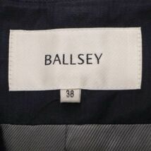 BALLSEY ボールジー 秋冬 ノーカラー コート Sz.38　レディース ネイビー　E3T02844_B#N_画像5