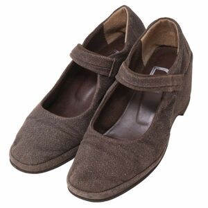 D'ici Dissy осень/зимние насосы обувь обувь Sz.22 1/2 Ladies in Japan Brown Brown E3G00790_C #T #T