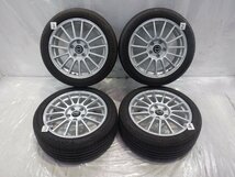 ☆20年製 山あり☆ 5H 114.3 7J +43 17インチ 社外品 RAYS 57MOTORSPORT G07WT アルミホイール タイヤ 205/50ZR17 Toyo 4本_画像1