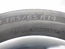 ☆バリ山☆ 4H 100 5.5J +45 14インチ 社外品 BS製 TOPRUN アルミホイール 冬用 スタッドレス タイヤ 185/65R14 BRIDGESTONE 4本_画像7