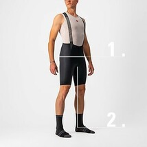 【新品 2～+12 ℃ 即決即日発送】Castelli カステリ / FREE AERO RC BIBTIGHT ビブタイツ / Lサイズ / Gray_画像9