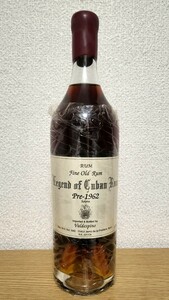 送料無料 レジェンド オブ キューバン ラム ワンオーナー Pre-1962 700ml バルデスピノ キューバ LEGEND OF CUBAN RUM VALDSPINO/古酒 