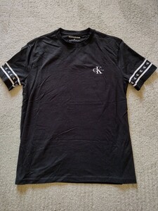 USA購入 カルバン クライン ジーンズ CALVIN KLEIN jeans ティー Tシャツ CK ロゴ ブラック 黒 M サイズ L 新品未使用