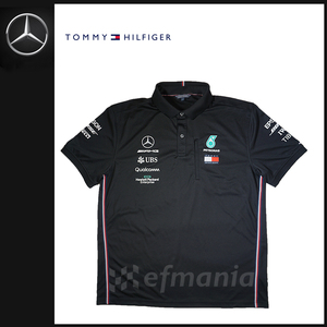 【非売品】メルセデスAMG F1 支給品 ポロシャツ L トミーヒルフィガー ★ルイス・ハミルトン 日本GP 2019