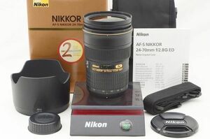 ☆極上美品☆ Nikon ニコン AF-S NIKKOR 24-70mm F2.8 G ED 元箱 付属品 ♯23092105