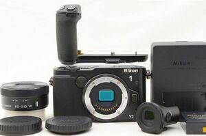 ☆美品☆ ニコン Nikon 1 V3 プレミアムキット Shot数 僅か 5,250枚前後！ ♯♯23120702